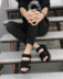 Phiên bản hàn quốc của sandal nam đế mềm đế mềm xu hướng giày đế dày đế xuồng giày đi biển đại học hè đen phong cách mới giày tây Sandal