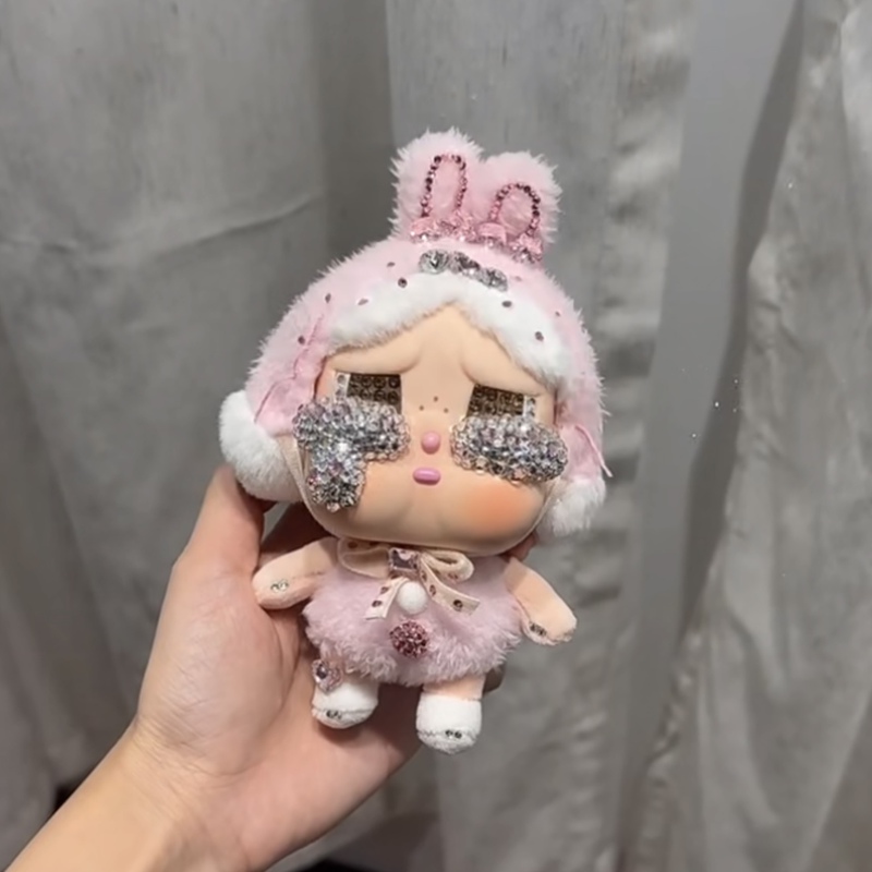 Crybaby DIY Material Kit, Huazi Diamond Crybaby Material Kit, Phone Case Pendant, Alice Material Kit, Pick-Up Service