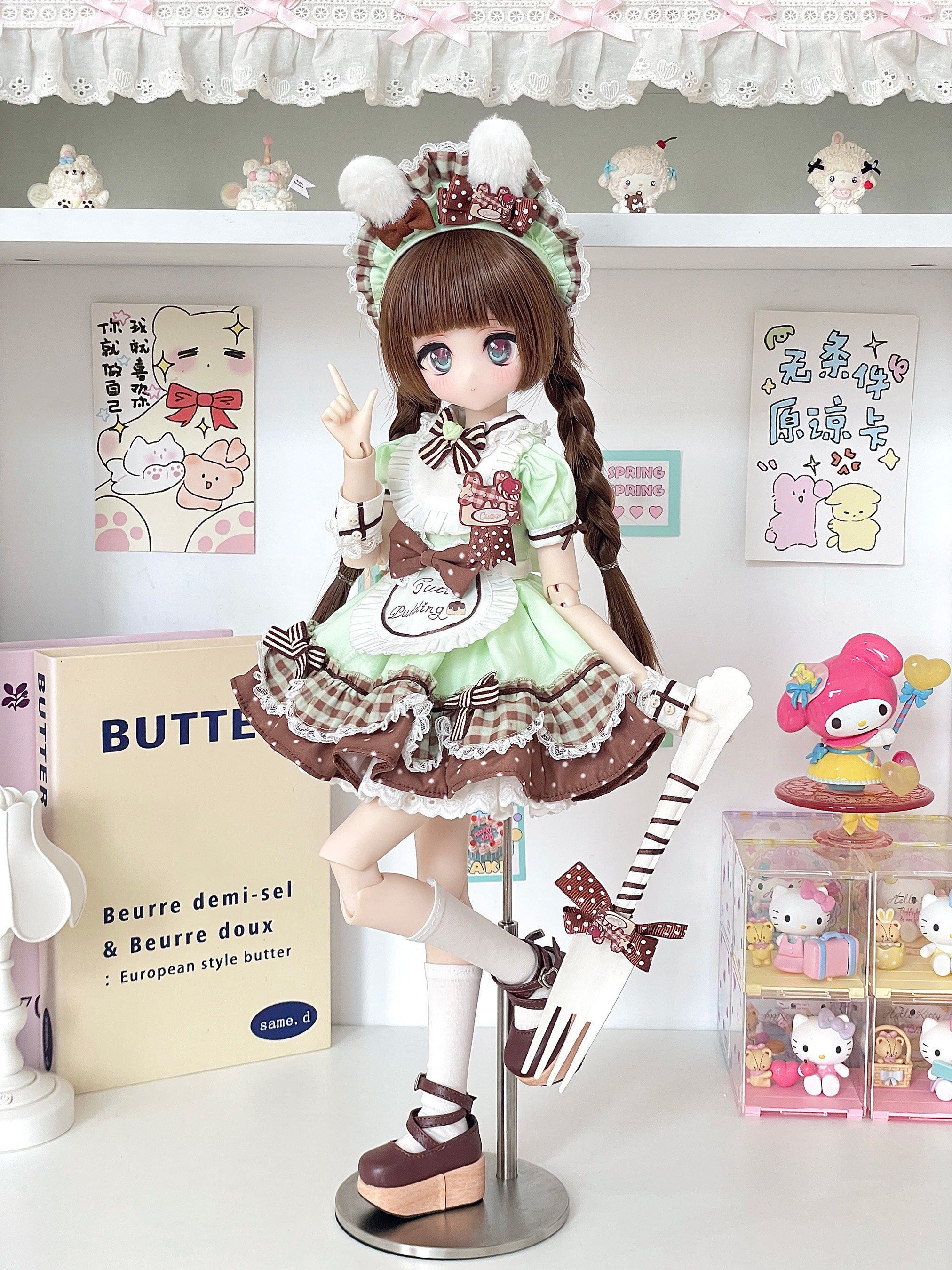 Одежда для кукол BJD bjd娃衣 样衣打版中azone/小布blythe/ob24/光魇特六【甜心兔宴】 Azone/blythe/ob24