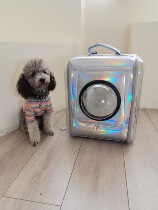 Cat Bag Pets Out Bag Cat Cage Portable Bag Hand Dog Backpack Space Bag Space Cabin Kitty Transparent Bag