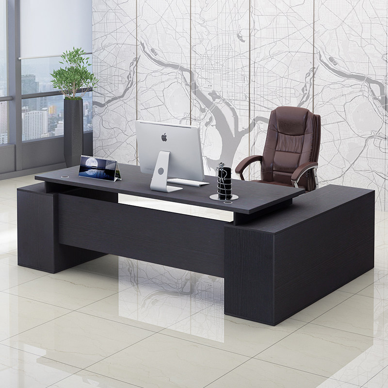 Boss Table Desk Chair Combination Big Bandae Business President Manager Table Brief Modern Single Office Furniture