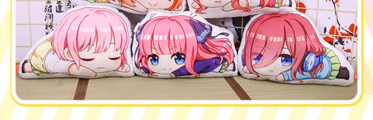 Sòng bạc Xã hội anime hai nhân dân tệ năm bằng với những bông hoa cưới quanh cô dâu Nakano ba búp bê búp bê - Carton / Hoạt hình liên quan sticker gấu trúc