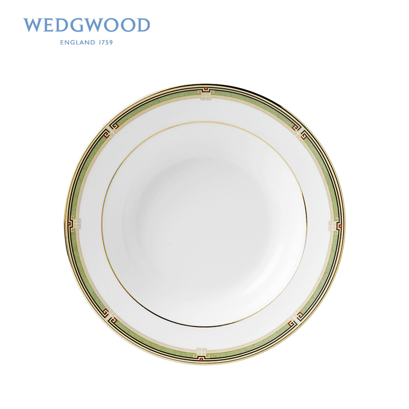 British Wedgwood Oberon peach series of 20 cm deep dish only single ipads porcelain soup plate hot plate