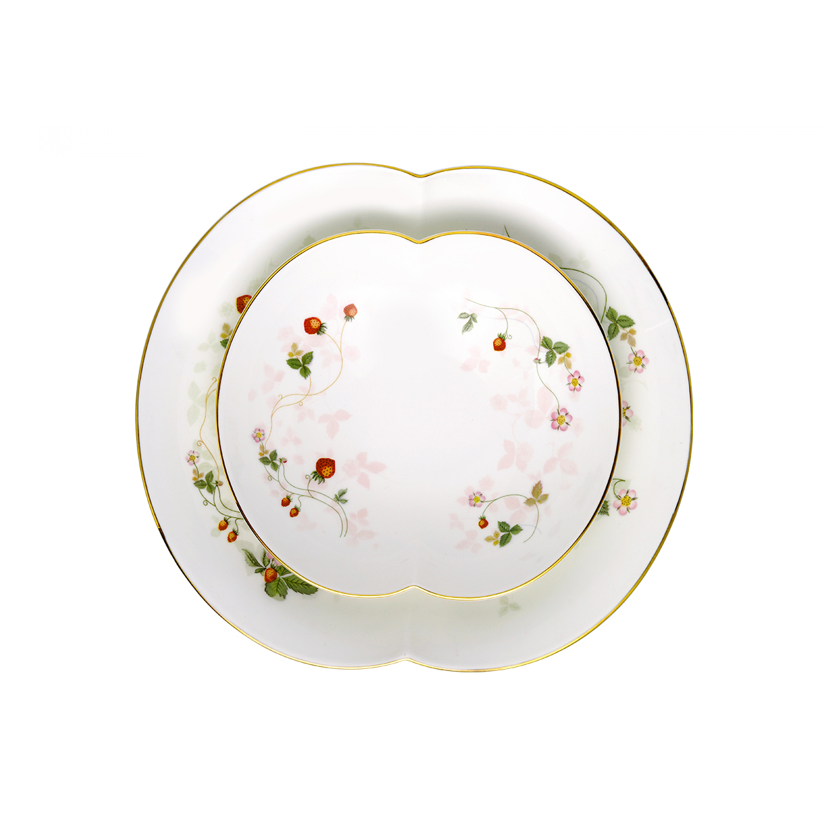 Wedgwood WildStrawberry wild strawberry type ipads China apple compote single European dishes