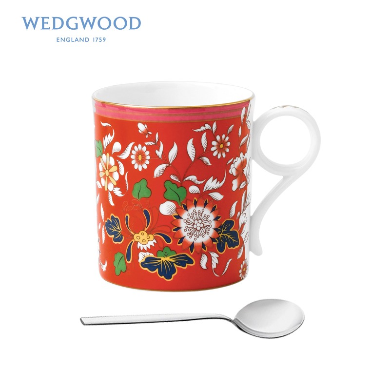 Wedgwood waterford Wedgwood Wonderlust roaming beauty in magnificent ruby small ipads China mugs + WMF run out