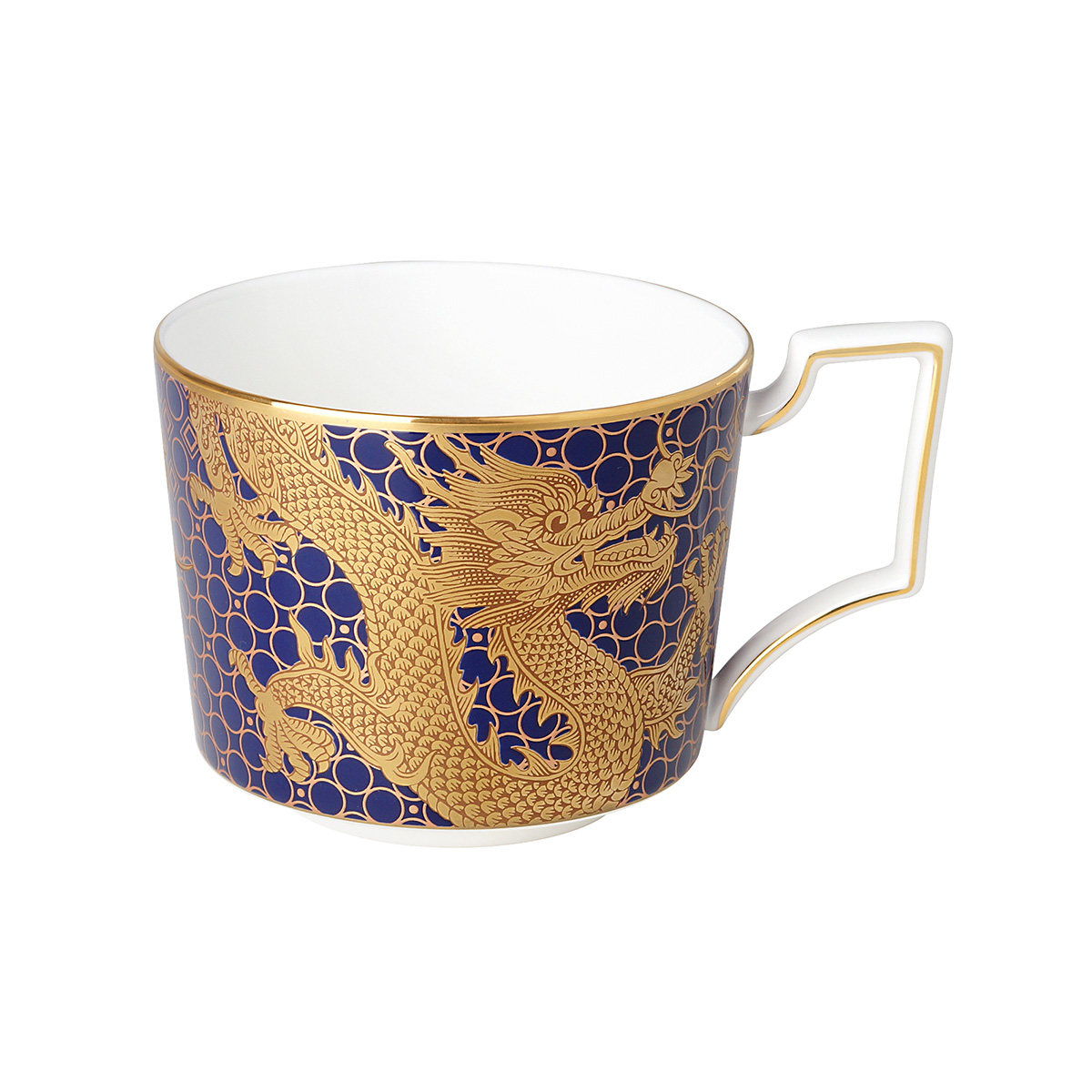 British Wedgwood Imperial emperor sovereign British producing ipads China tea coffee cup + WMF spoon (dragon cup)