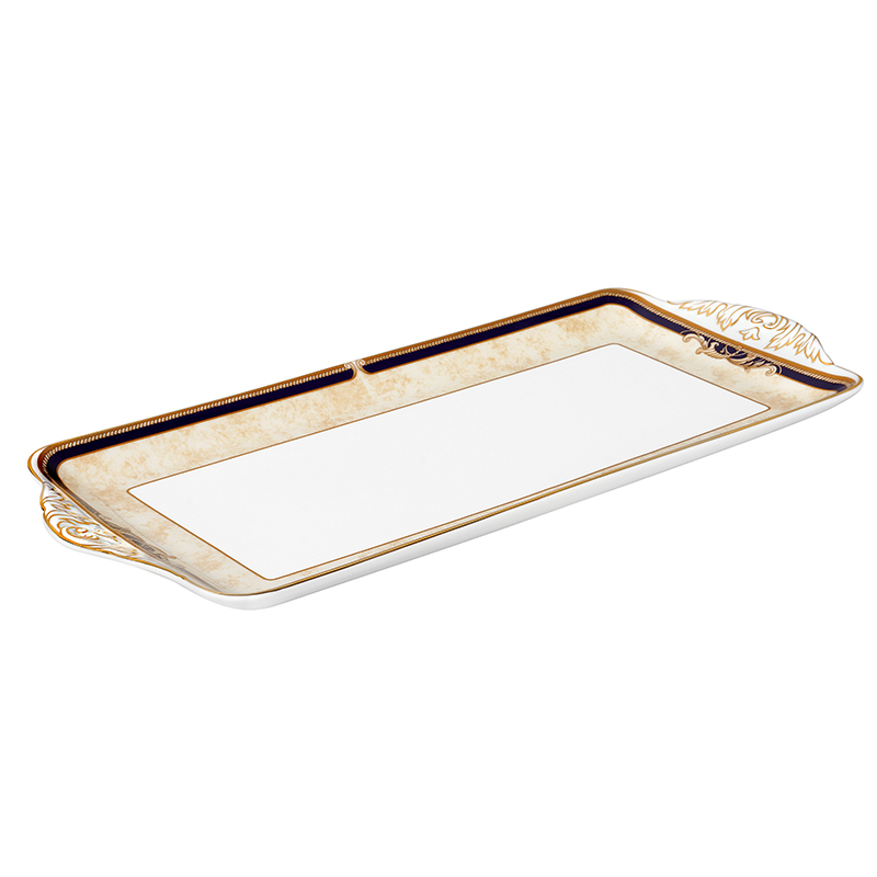 British Wedgwood Cornucopia the Cornucopia sandwich plate of the long ipads porcelain snack plate tray