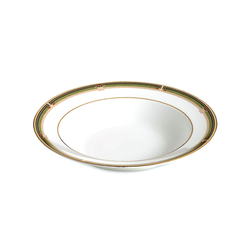 British Wedgwood Oberon peach series of 20 cm deep dish only single ipads porcelain soup plate hot plate