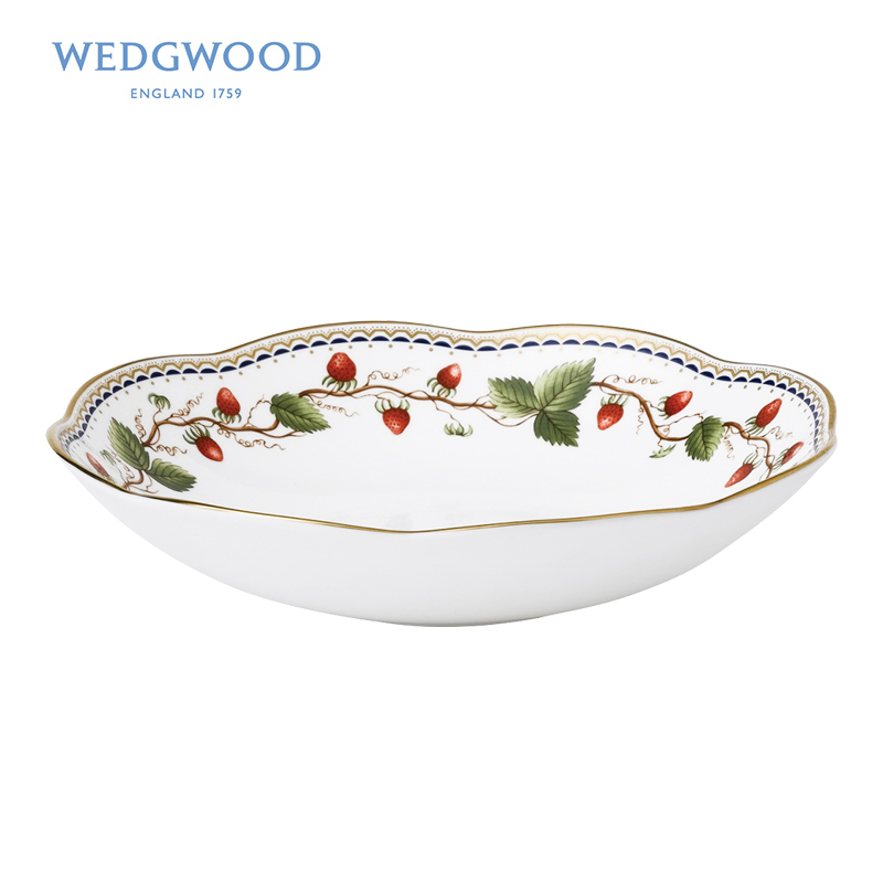 Wedgwood Wild Strawberry Archive new Strawberry series single ipads China 22 cm compote