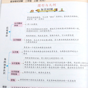 小学数学教材讲解二年级上册 人教版RJ彩绘版 小学生二年级上数学课堂教材同步讲解训练课时作业本练习册课外练习辅导资料书课课练