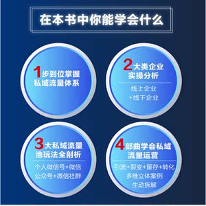 私域流量运营:用户增长的制胜法宝韩丽著掌握私域流量体系市场营销电子商务私域流量裂变流量池玩法剖析私域流量运营实操教程书籍