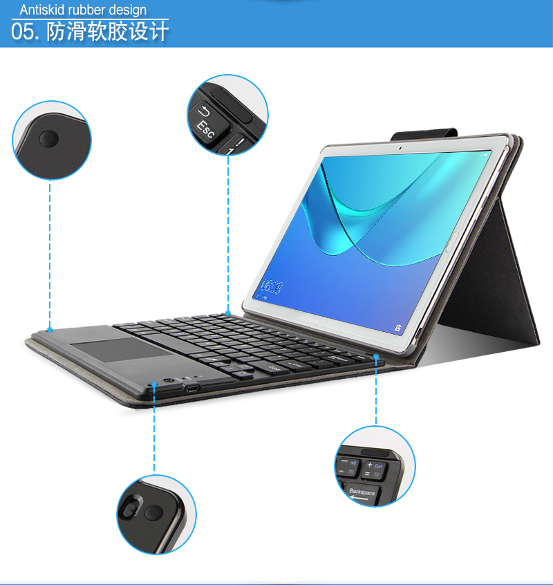 Huawei M5 10,8 Yingcun M5 Pro bàn phím Bluetooth bàn phím không dây và chuột M5 Tablet PC bảo vệ tay holster CMR-W09 / AL09 / CMR-W19 / AL19 bàn phím toàn cho M5pro - Phụ kiện máy tính bảng bàn phím cho ipad