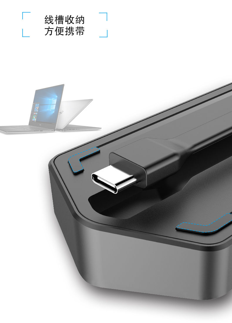 Dài bến tàu Yu mở rộng Microsoft Surface Go Book 2 kết hợp máy tính xách tay tablet USB-C HDMI docking VGA adapter máy chiếu kết nối với màn hình truyền hình cáp - USB Aaccessories quạt cầm tay mini