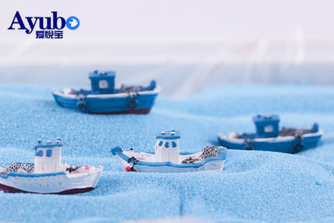 Hồ cá cảnh Trang trí cảnh quan trọn gói Du thuyền Cướp biển Tàu nhựa Trang trí Tránh nhà Đắm tàu ​​Rùa xi lanh - Trang trí nội thất trang trí phòng ngủ nhỏ không giường