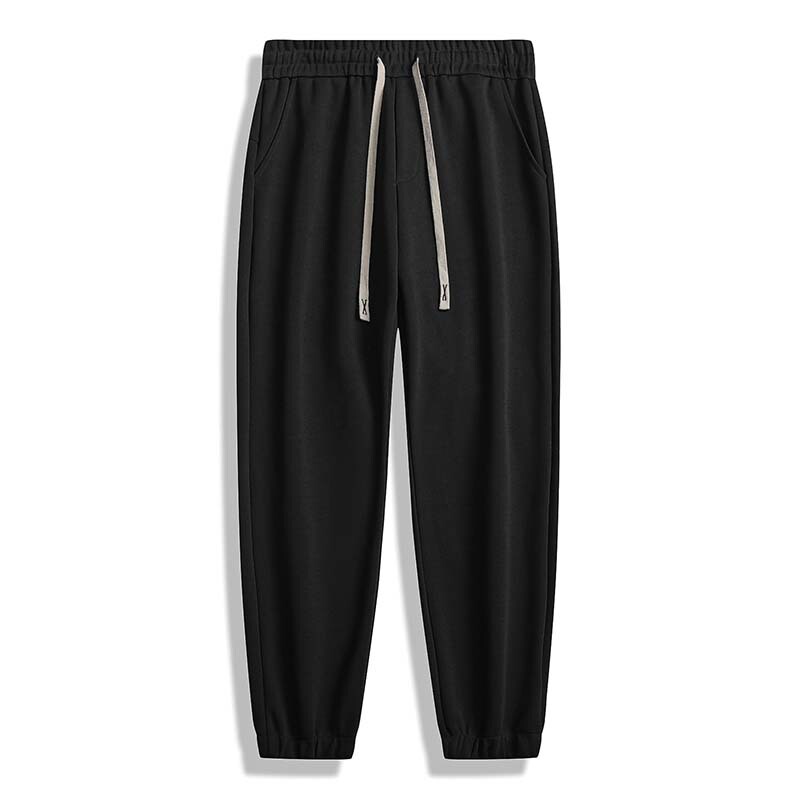 Heavyweight Sweatpants for Men, Spring and Autumn Style, Loose Fit, Jogger Knit Pants, Tapered Athletic Pants, Casual Autumn Long Pants