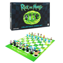 rick and morty around rick and morty board game chess model chess set