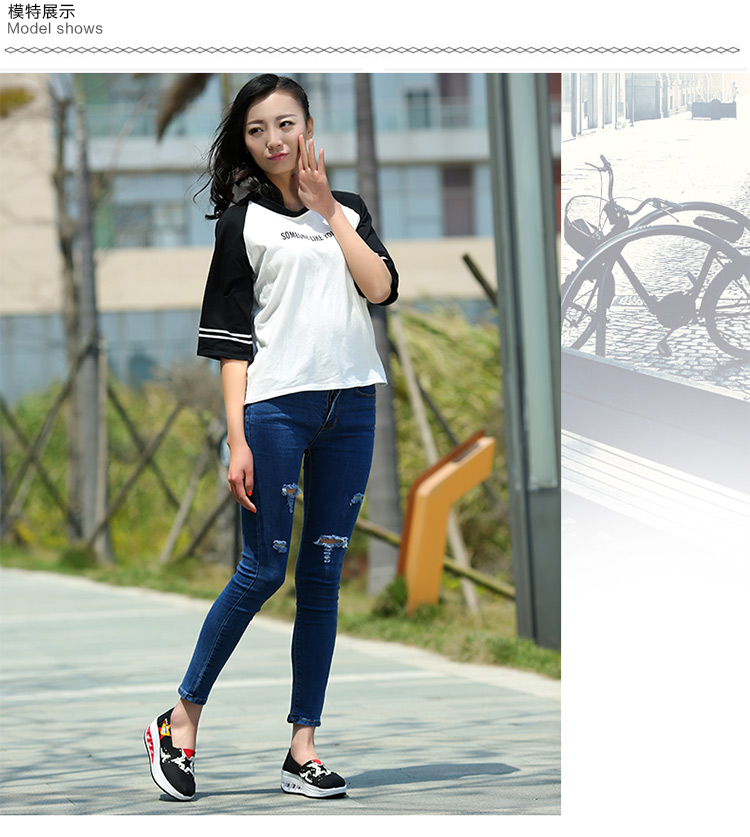 Giày xuân hè 2018 và giày vải mới cho nữ giầy chạy bộ nữ