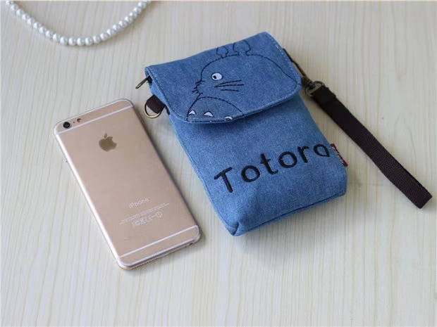 Mô hình nổ 6plus treo cổ túi xách điện thoại di động còng túi Messenger 6 inch ví vải cô gái túi nhỏ dễ thương ví nữ hàng hiệu