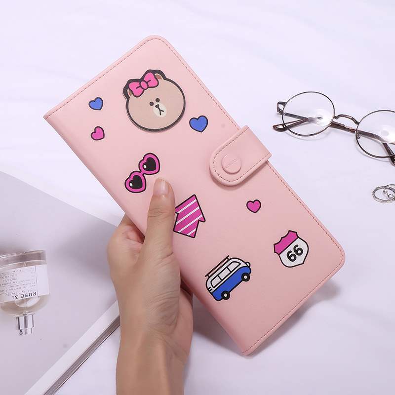 Hộ chiếu cặp đôi dễ thương Hàn Quốc giữ vé dài túi hộ chiếu đa chức năng lưu trữ tài liệu túi chống thấm bảo vệ - Túi thông tin xác thực túi đeo chéo nữ hàng hiệu