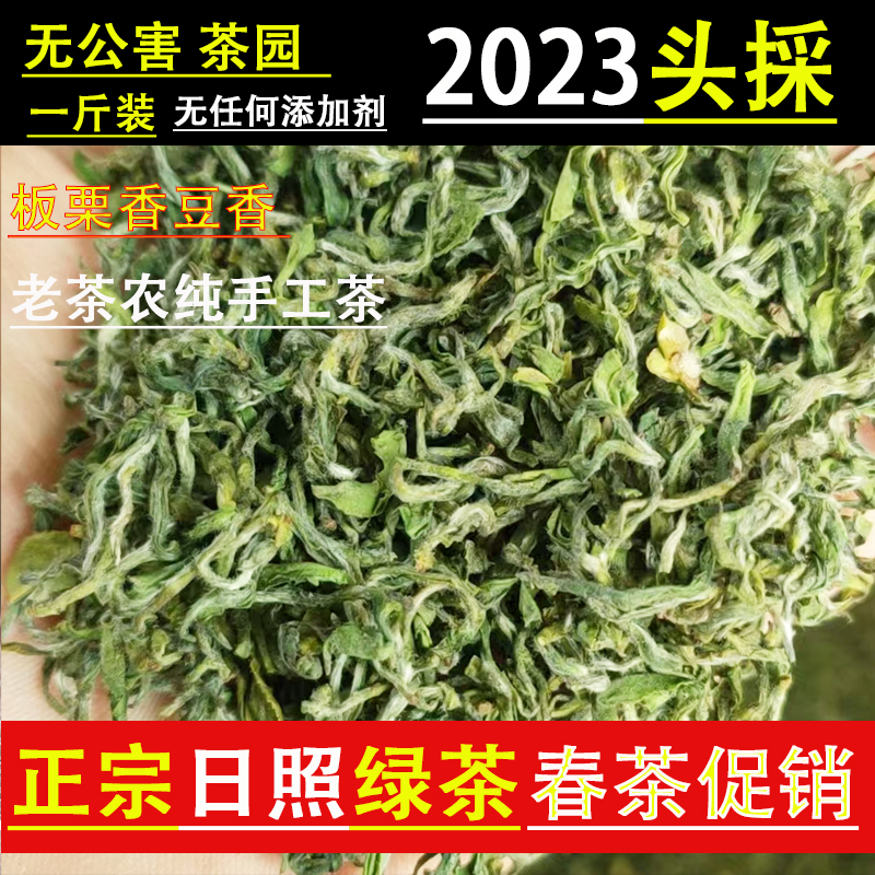 Head to 2023 New Tea Shan East Sun Lighting Green Tea Special Qing Ming Pre - Spring Tea Chestnut Pea Fragrance Bag