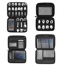  BUBM data cable storage artifact Headset mobile phone charger Data cable finishing storage data cable bag protective cover U disk excellent shield bag storage box management cable belt