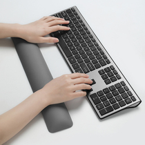  Notebook keyboard support wrist support 104-key 87-key mechanical keyboard wrist support Memory cotton wrist support Wrist computer hand guard comfortable palm support Wrist support hand female silicone soft