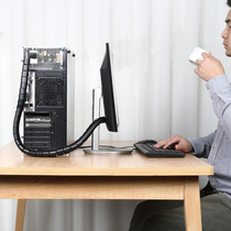 Package line pipe set Protection set decoration Car line Computer cable manager Network wiring harness Set solid line pipe winding finishing