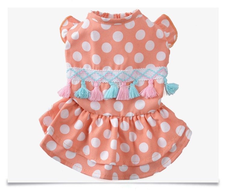 Chó quần áo mùa xuân và mùa thu mỏng Teddy chó chó con chó con váy mèo hơn gấu quần áo thú cưng - Quần áo & phụ kiện thú cưng quần áo thú cưng