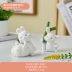 Sáng Tạo Dễ Thương Năm Thỏ Bunny Vật Trang Trí Máy Tính Văn Phòng Trạm Trang Trí Giải Nén Chữa Bệnh Quà Tặng Năm Mới 