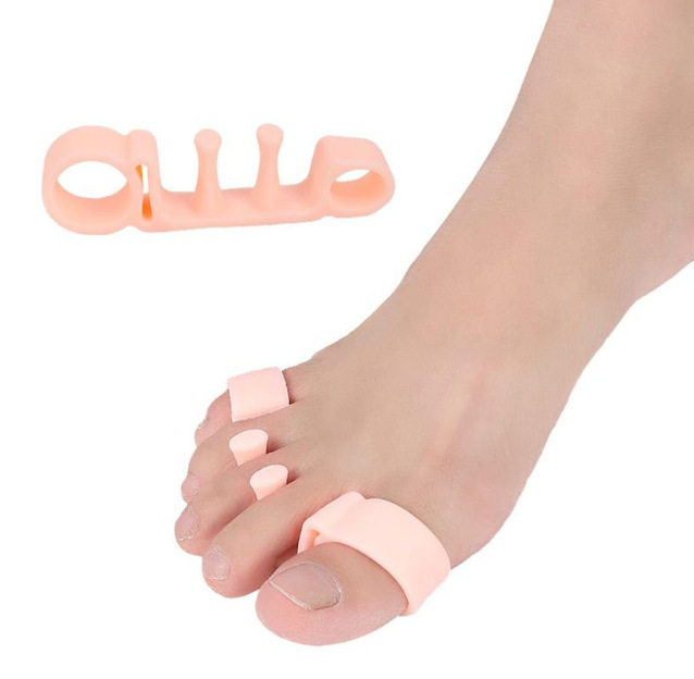 Silicone Toe Separator Toe Protective Sheath Gel Hallux Valgus Deformator Restacked Toe Anti-Wear Toe Sleeve