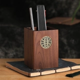 Классический деревянный держатель для ручек, канцтовары, подарок на день рождения, делается под заказ