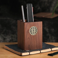 Классический деревянный держатель для ручек, канцтовары, подарок на день рождения, делается под заказ