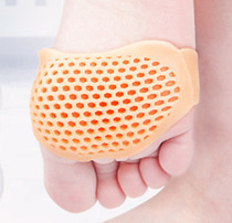 Silicone High Heels Half Coated Pad Pre-Paint Pad Heating Anti-wear and Breakthrough Foot Cocoon Transparent Invisible Pad