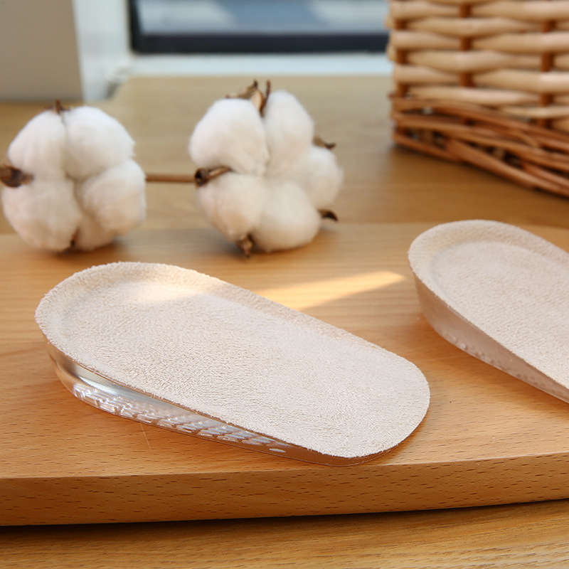 Invisible Height-Increasing Insoles, Silicone Heel Half-Pads for Inner Wear, Soft and Comfortable for Men and Women, Tiktok Invisible Height-Increasing Artifact
