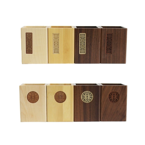 Классический деревянный держатель для ручек, канцтовары, подарок на день рождения, делается под заказ