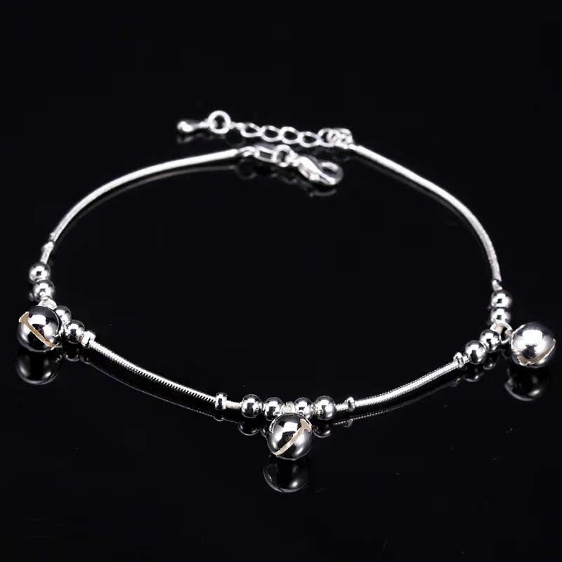 Bracelet de cheville Femme ELO-PEONY     en Argenterie - Ref 3103701 Image 4