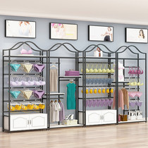 Underwear display rack wall bra rack Floor panty rack Light luxury underwear store shelf Pajamas womens Nakajima rack