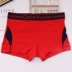 Quần đùi nữ boxer màu đặc sắc cotton les đẹp trai t unisex phong cách thể thao sọc boxer quần sịp eo thấp cỡ lớn mùa xuân và mùa hè - Tam giác Tam giác