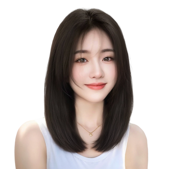 Louis Echthaar Stirn unsichtbare Kopfbedeckung aus Schlüsselbeinhaar