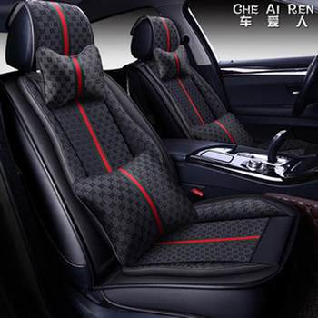 Hot selling wholesale car lover car seat cushion seat cover new cotton all seasons black soft five-seater cross-border car