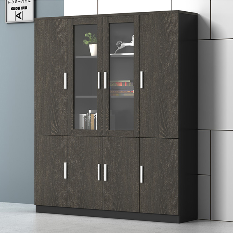 Office furniture file cabinet file cabinet wooden office cabinet glass bookcase storage data cabinet file cabinet
