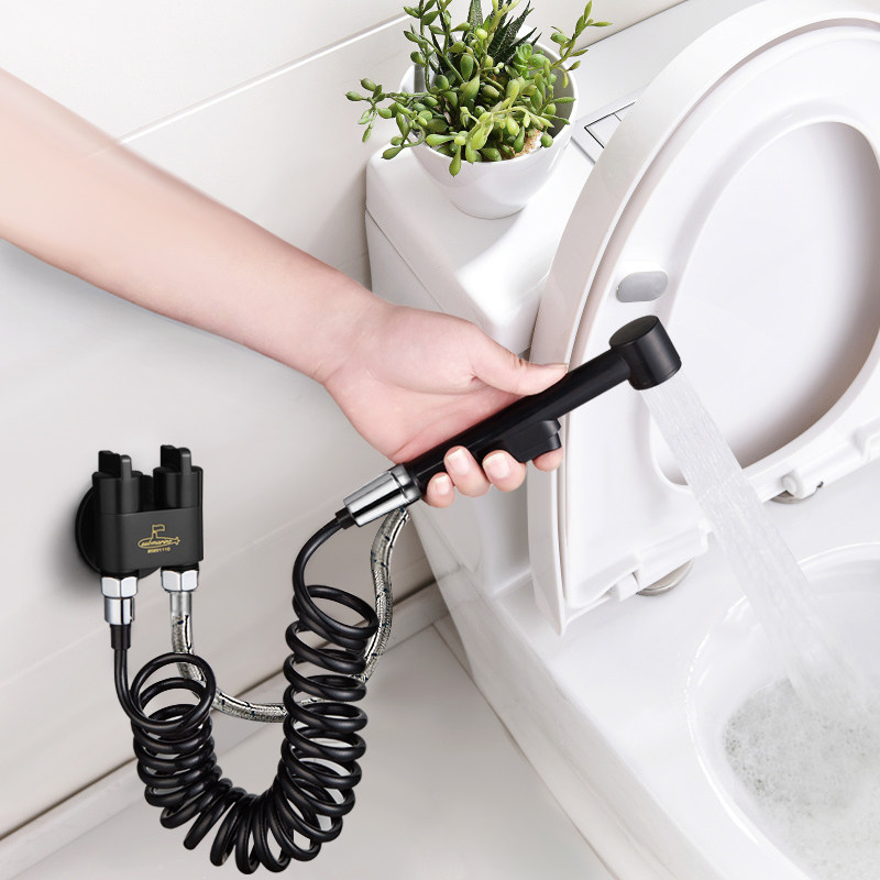 Diving boat toilet companion spray gun rinser for two out of black toilet flush spray gun accessories tap tee