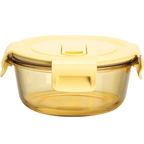 Modern housewife office worker lunch box glass crisper portable sealed microwave heated lunch box fruit lunch box