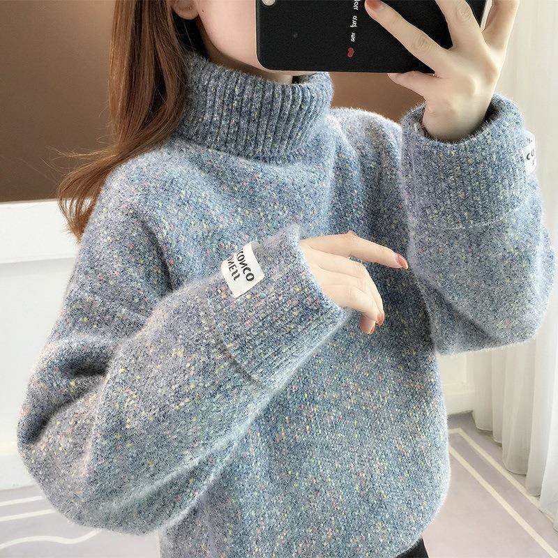 Girls' High-End Chenille Turtleneck Fleece Sweater 2026 Autumn and Winter New Style Thickened Inner Layer Base Shirt for Older Children Girls' High-End Chenille Turtleneck Fleece Sweater 2026 Autumn and Winter New Style Thickened Inner Layer Base Shirt for Older Children