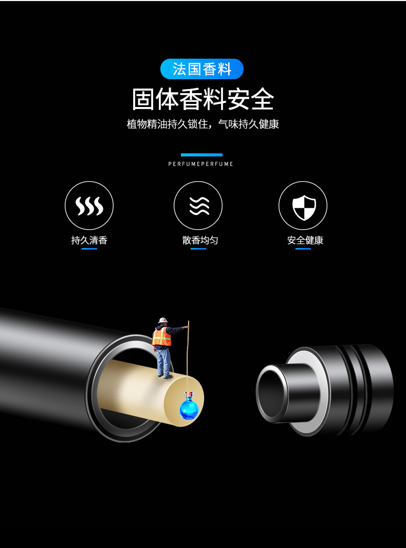 Xe nước hoa xe hơi cửa hàng xe máy điều hòa không khí hương liệu kéo dài nhẹ hương thơm balm rắn xe trang trí nội thất trang trí nam - Trang trí nội thất trang trí bếp