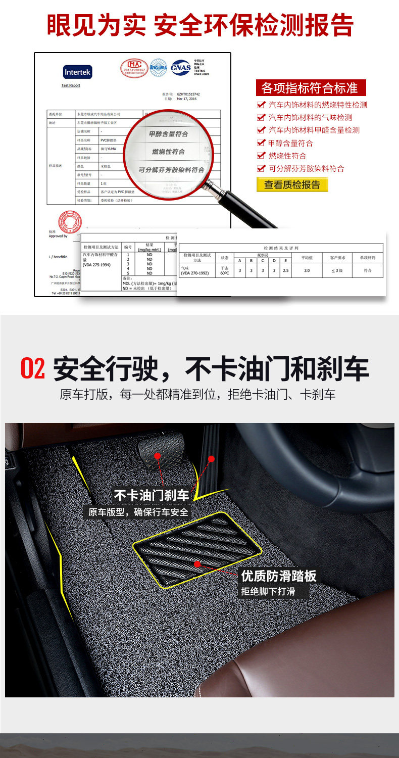 车佰仕 汽车丝圈脚垫 专车定制 图4