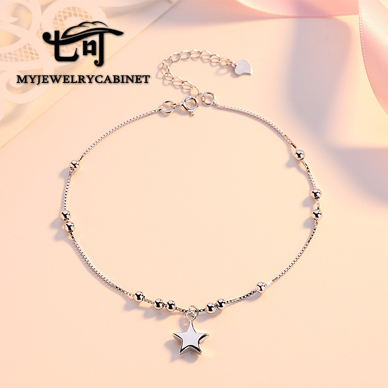 Chaine de cheville Femme en Argenterie - Ref 3103943 Image 1
