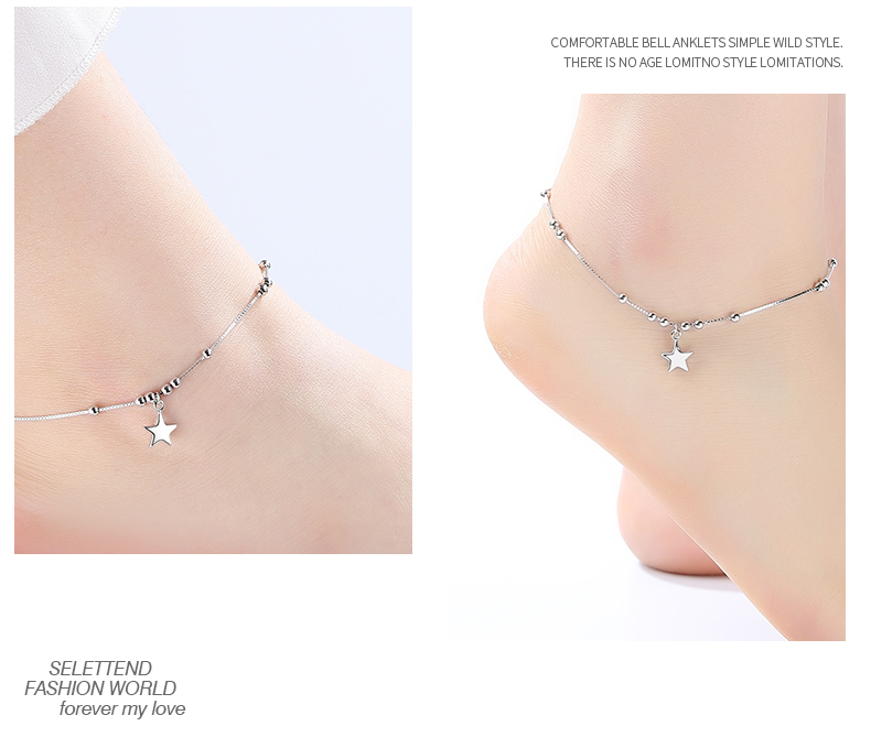 Chaine de cheville Femme en Argenterie - Ref 3103943 Image 16
