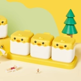 Комбинированная коробка приправы, набор кухни, хранение приправного бара сказал, что сахарная соляная соль интегрированная соль.