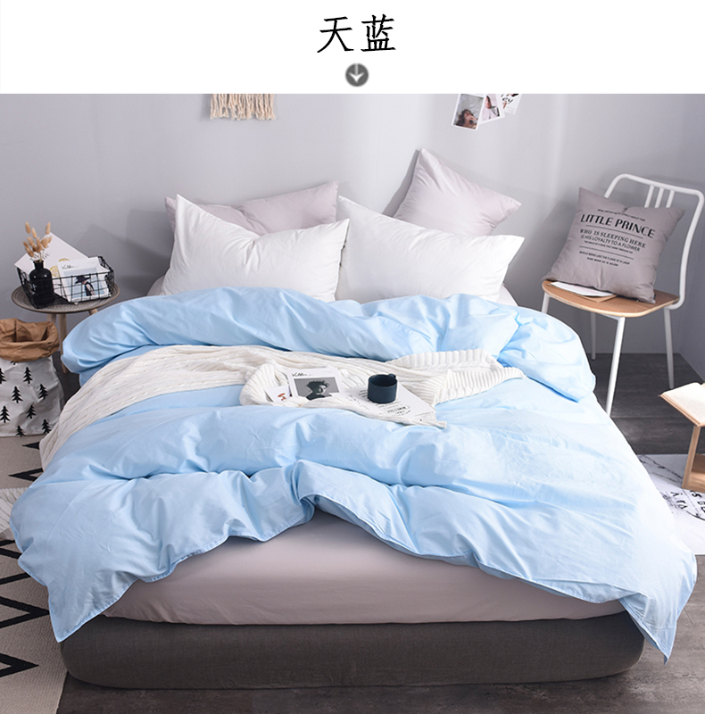 Hoa lan tình yêu chăn mùa hè đơn mảnh 1,8m ga trải giường người đôi bông chăn màu rắn 1,5m ký túc xá sinh viên - Quilt Covers chăn mỏng mùa hè